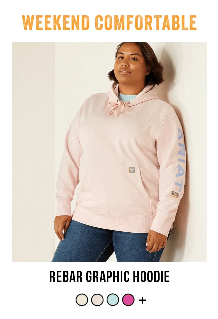 WEEKEND COMFORTABLE REBAR GRAPHIC HOODIE