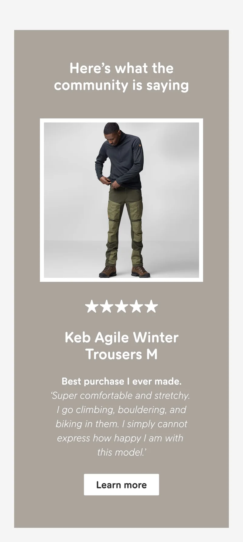 Keb Agile Winter Trousers M