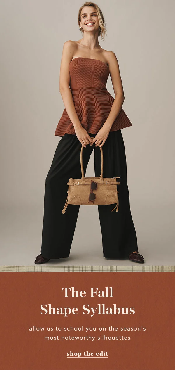 The fall shape syllabus. Shop the edit.