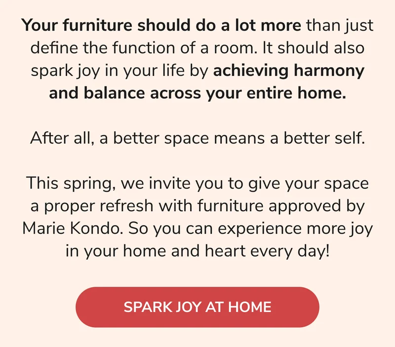 Spark Joy At Home