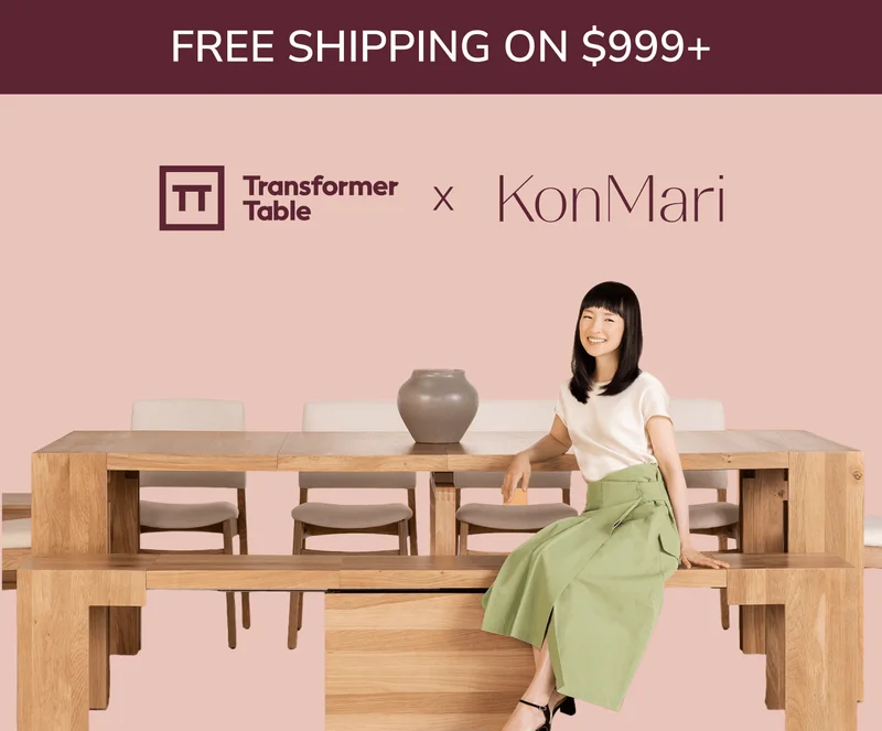 Transformer Table x KonMari