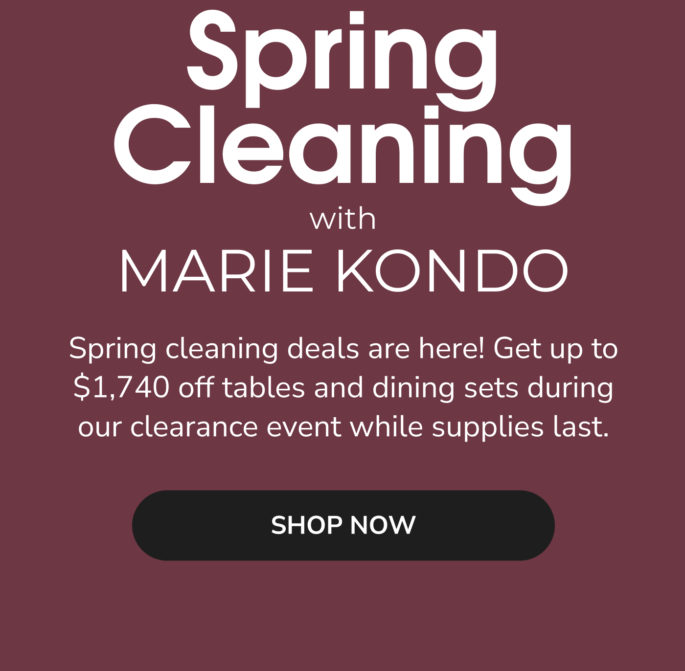 Spring Cleaning Deals Are Here!