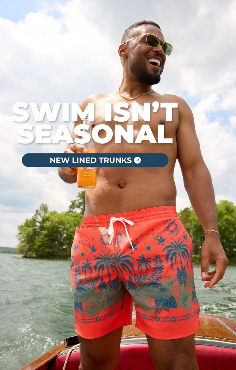 SWIM ISN'T SEASONAL: New Fall Lined Trunks