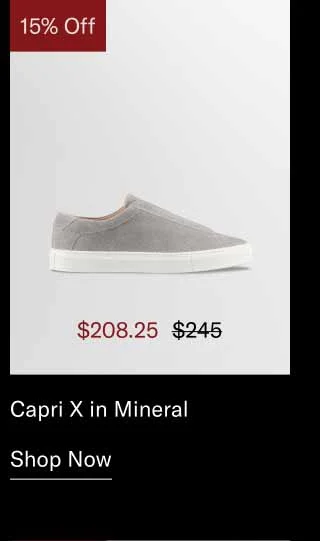 Capri X in Mineral. Shop Now