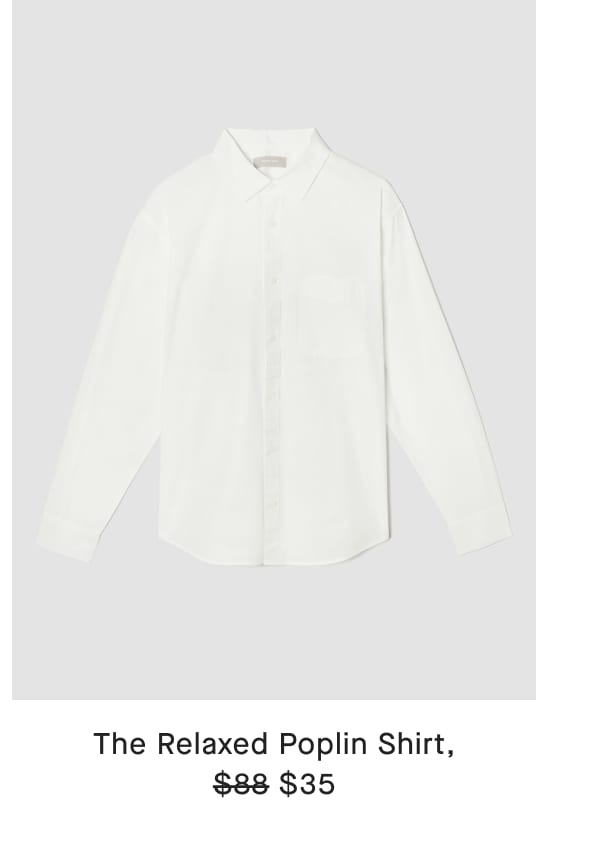 The Relaxed Poplin Shirt