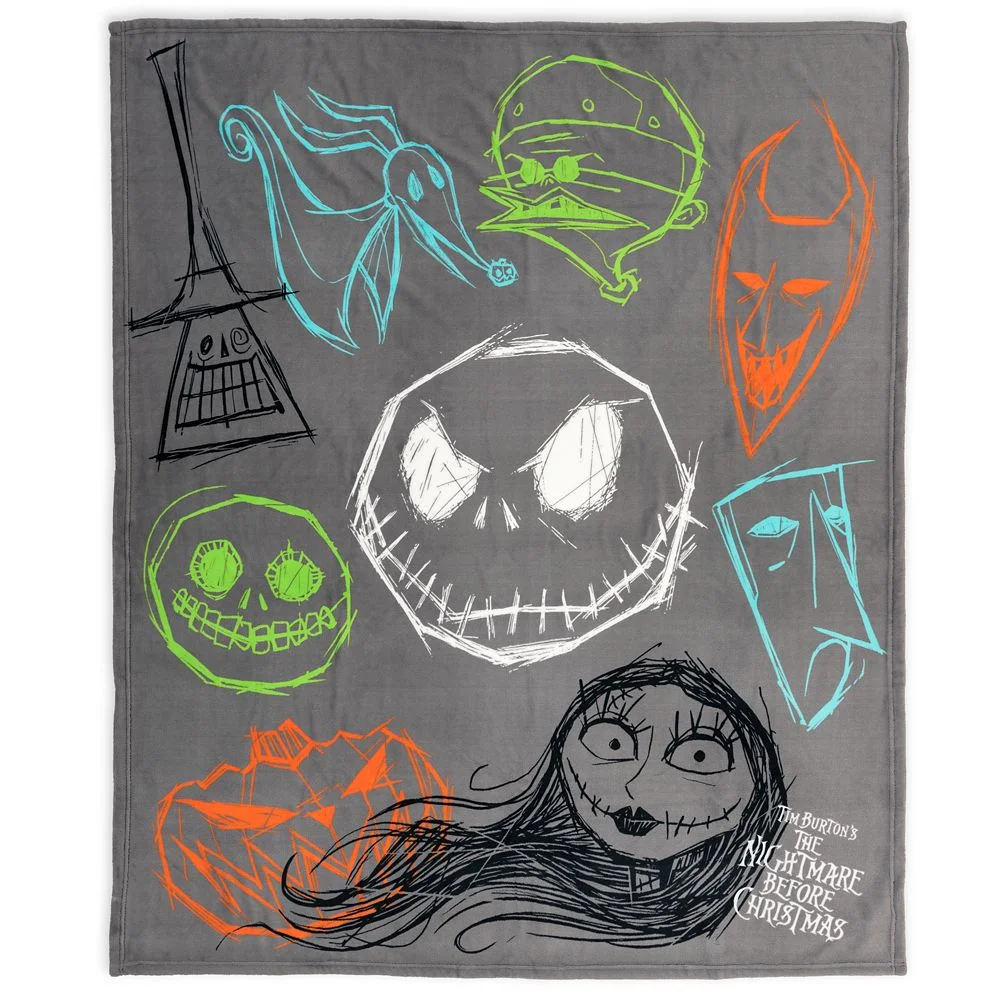 The Nightmare Before Christmas Throw – 30th Anniversary