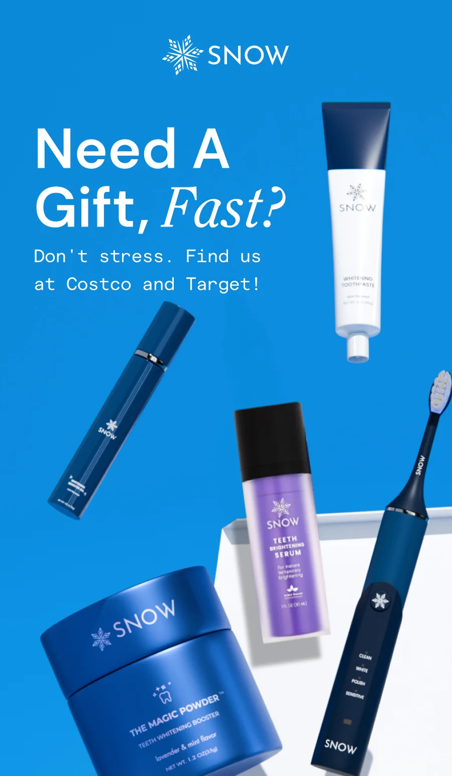 Need A Gift, Fast? Don't stress. Find us at Costco and Target!