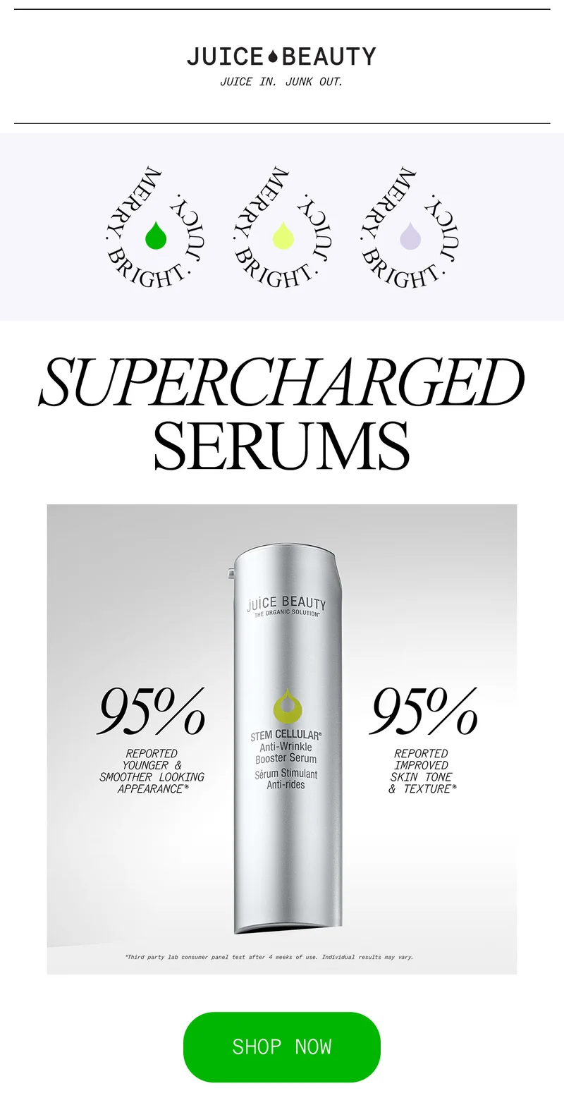 Supercharged Serums