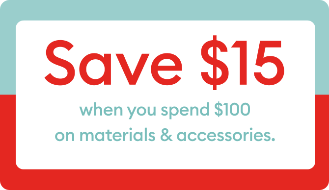 Spend $100 get $15.