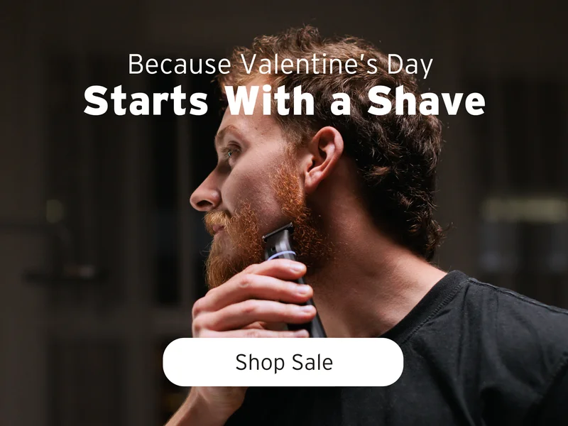 [Because Valentine's Day Starts with a Shave]