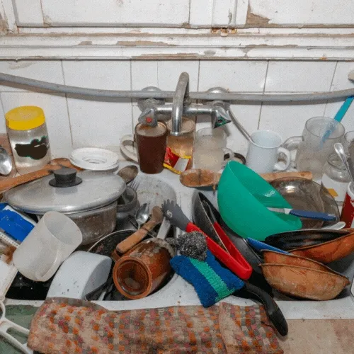 No more messy sinks
