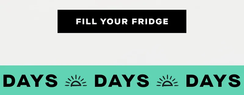 Fill your fridge