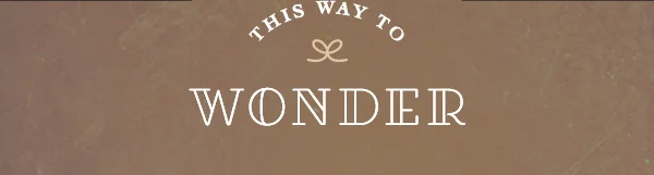 this way to wonder