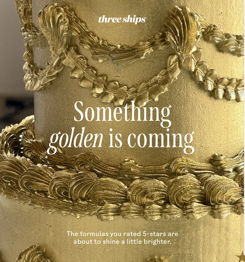 Something golden is coming