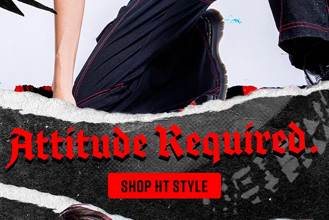 Punk-Inspired. Attitude Required. Shop HT Style