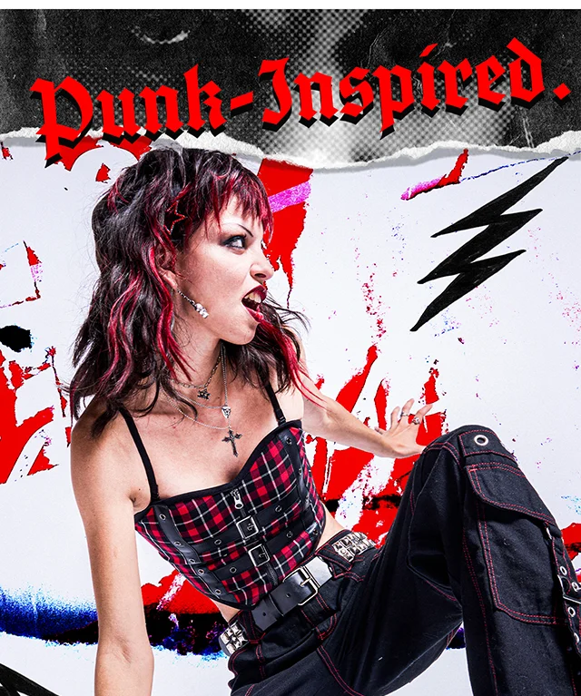 Punk-Inspired. Attitude Required. Shop HT Style
