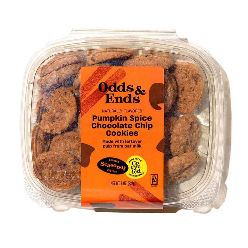 Upcycled Crispy Pumpkin Spice & Chocolate Chip Cookies, 8 Oz
