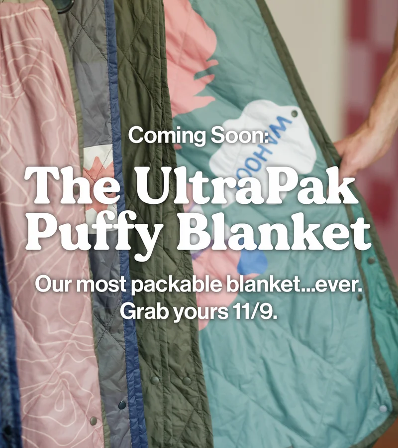 just arrived: the ultrapak mini blanket
