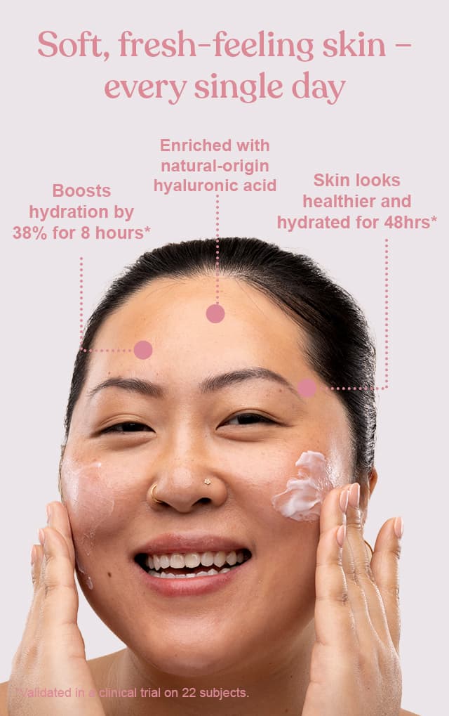 Soft, fresh-feeling skin-every single day
