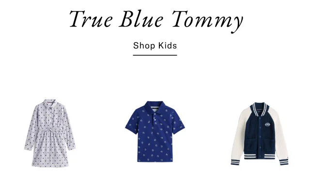 True blue Tommy                                                Shop kids