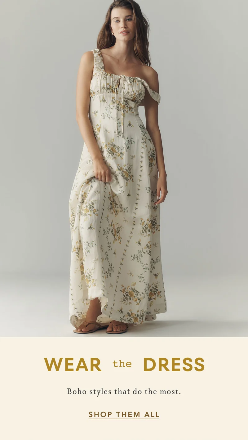 Wear the dress. Shop them all.