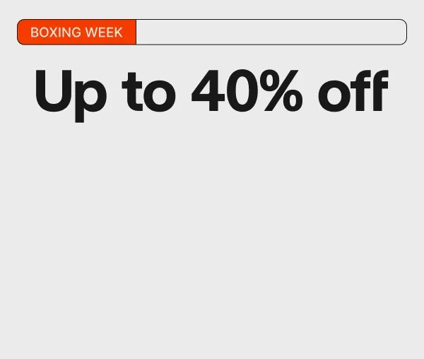 Get up to 40% off for any activity with our Boxing Week deals. Get up to 40% off for any activity with our Boxing Week deals.