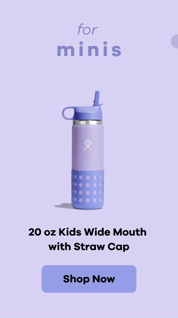 20 oz Kids Wide Mouth with Straw Cap  | Shop Now