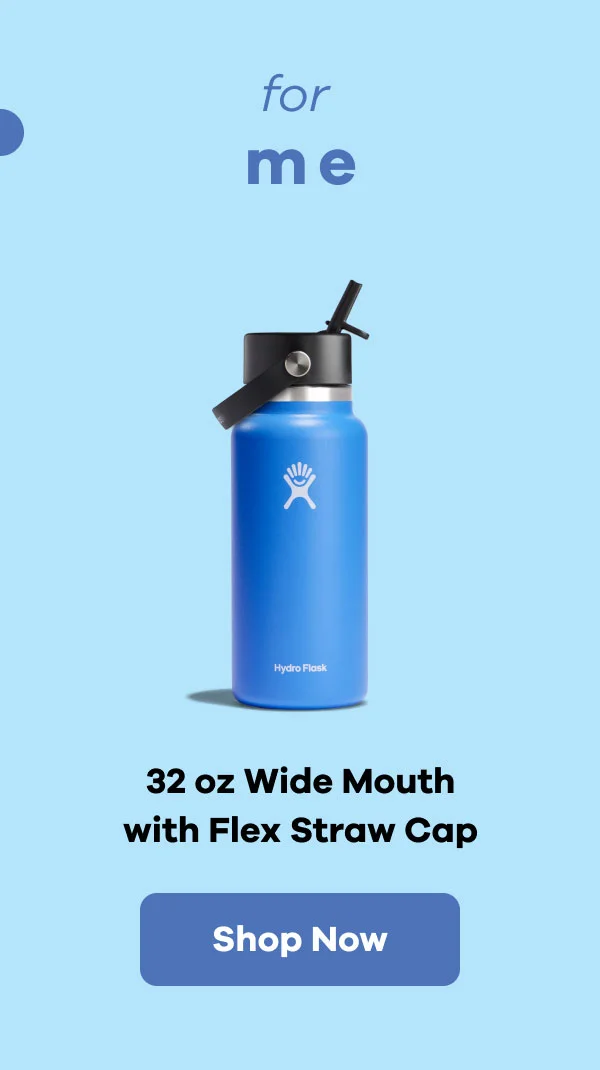 32 oz Wide Mouth with Flex Straw Cap  | Shop Now