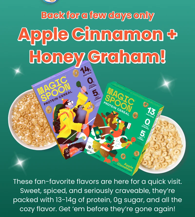 Apple Cinnamon + Honey Graham