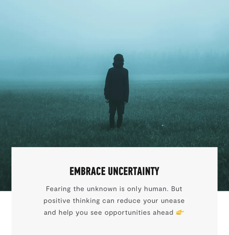 Embrace Uncertainty