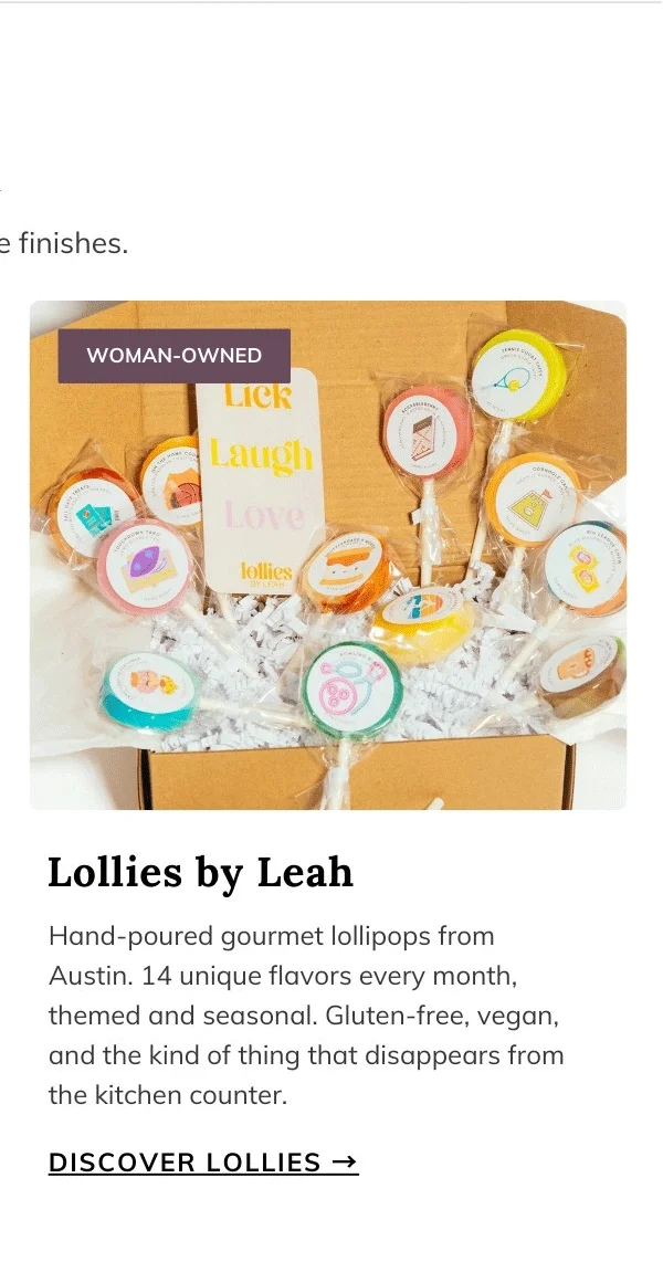 The Lolly Box Lollies by Leah