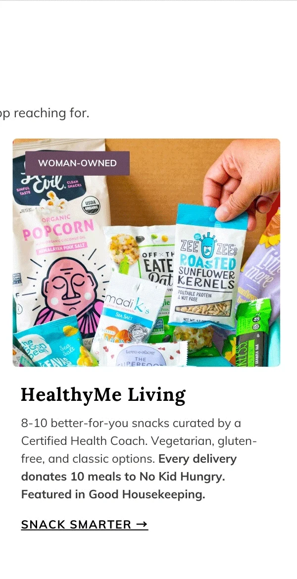 HealthyME Living Snack Box