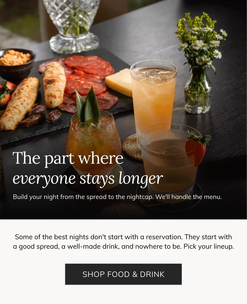 Shop food and drink