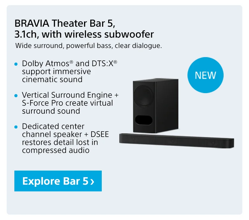 New BRAVIA sound meets the new BRAVIA 3 II LED TV | Explore BRAVIA 3 II | Shop now