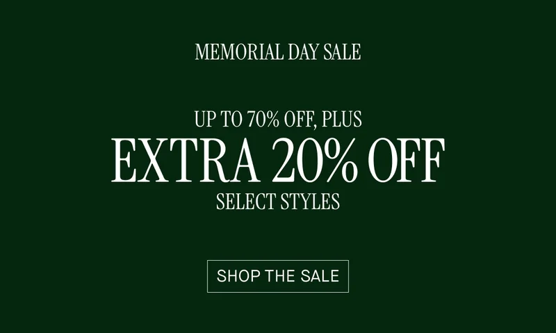 MEMORIAL DAY SALE