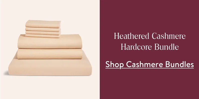 Heathered Cashmere Sheets