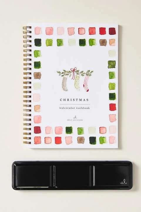 Emily Lex Studio Holiday Watercolor Workbook