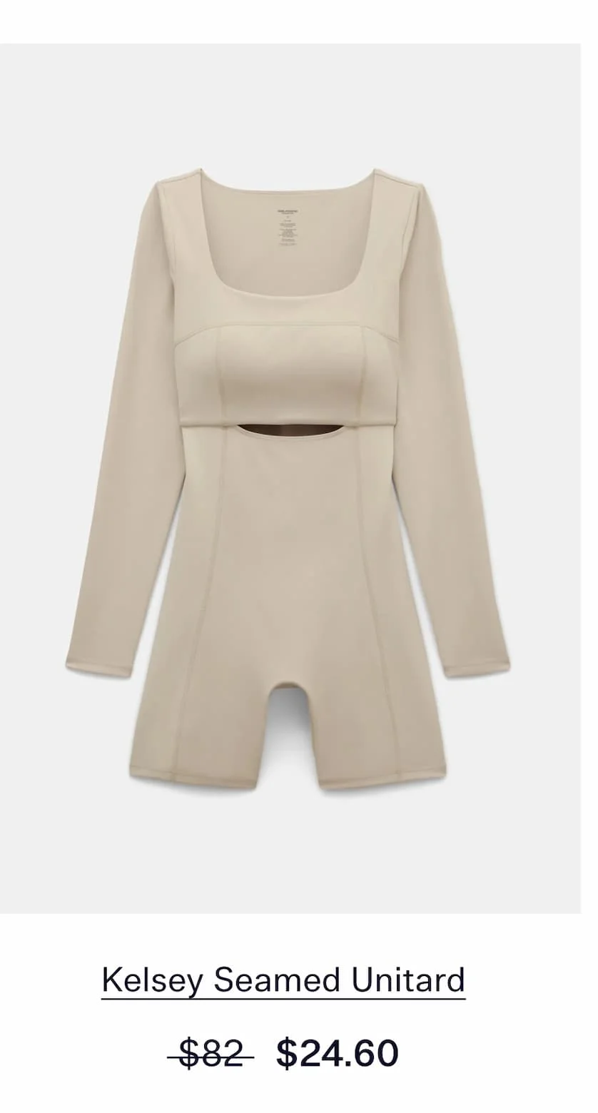 Kelsey Seamed Unitard