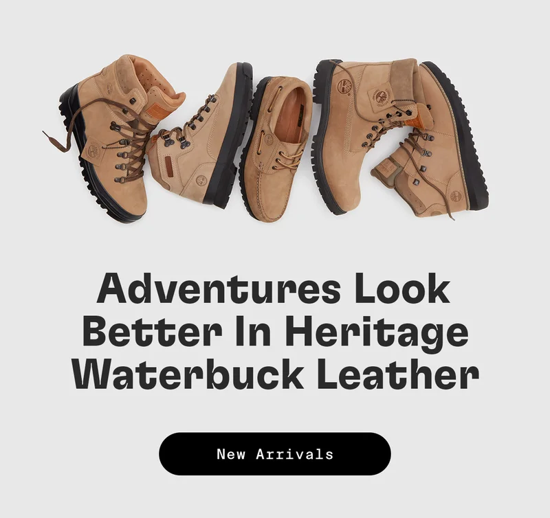 Adventures Look Better In Heritage Waterbuck Leather. New Arrivals.