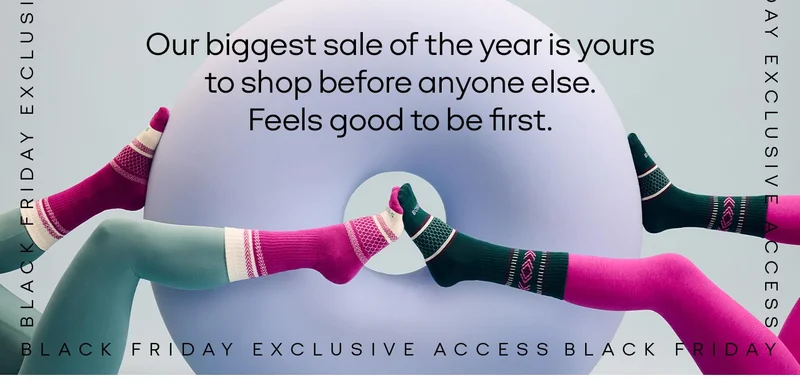 Our biggest sale of the year is yours to shop before anyone else. Feels good to be first.
