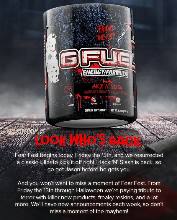 Fear Fest begins today, Friday the 13th!