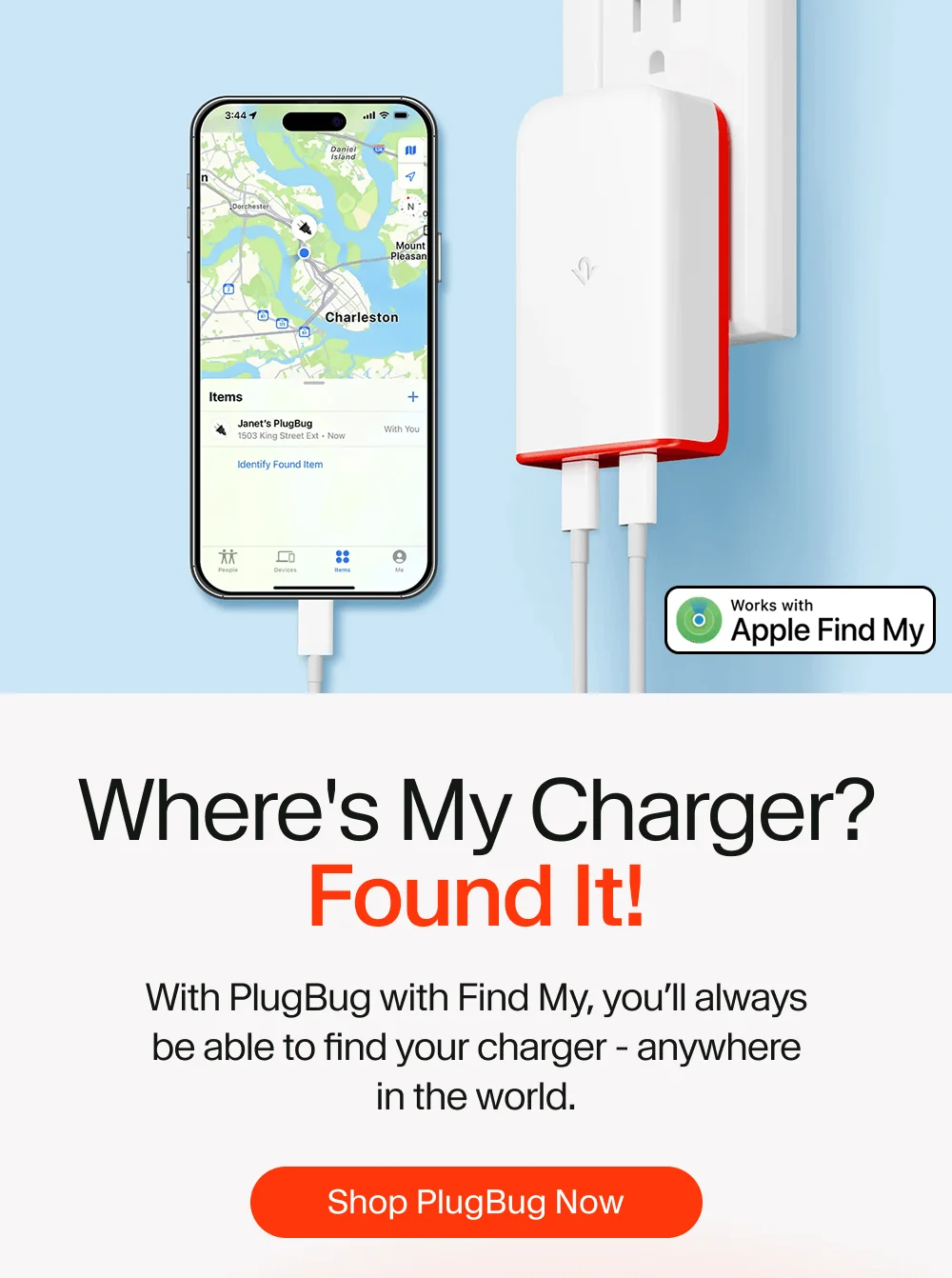 Where's My Charger? Found It!