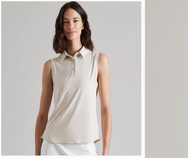 Course to Court Sleeveless Polo