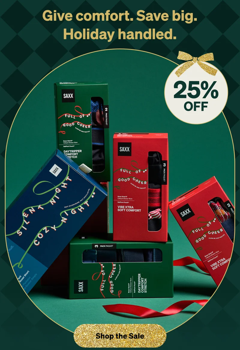 Holiday gift boxes.