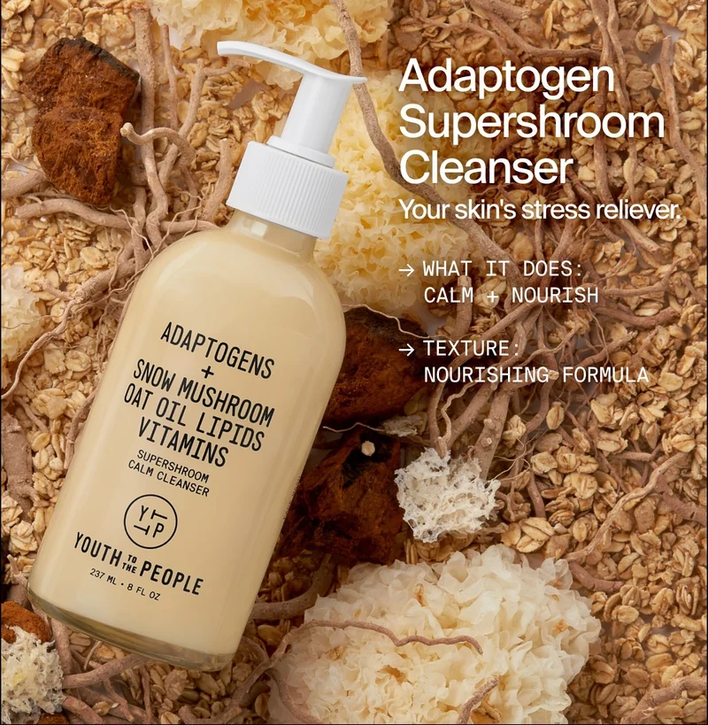 Adaptogen Supershroom cleanser
