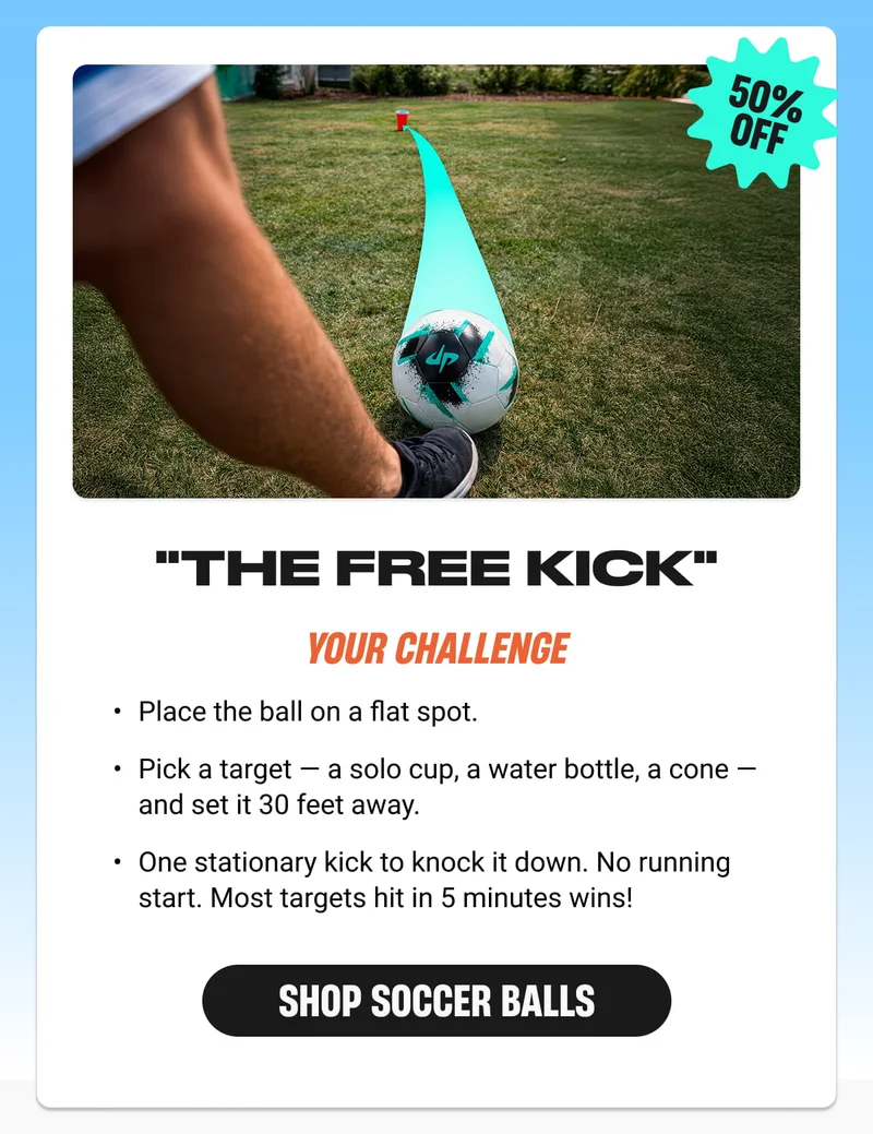 "The Free Kick" - SHOP SOCCER BALL