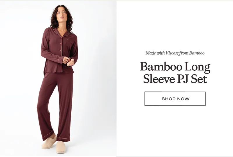Bamboo Long Sleeve PJ Set - Shop Now