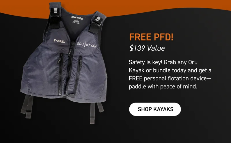 Deal of the Week! FREE PFD ($139 Value) with any kayak or kayak bundle purchase! Safety first! Deal of the Week! FREE PFD ($139 Value) with any kayak or kayak bundle purchase! Safety first!