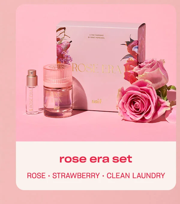 rose era fragrance set rose • strawberry • clean laundry