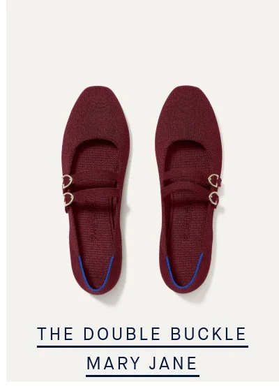 THE DOUBLE BUCKLE MARY JANE THE DOUBLE BUCKLE MARY JANE
